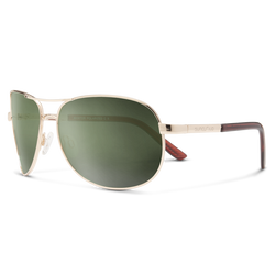 Gold with Polarized Gray Green Lenses
