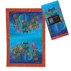 Color – Laurel Burch Cerulean Cats