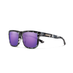 Matte Ice Tortoise with Polarized Purple Mirror Lenses