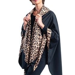 Black With Leopard print