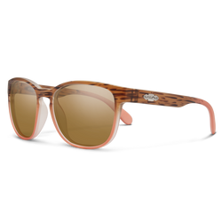 Matte Tortoise Pink Fade with Polarized Brown Lenses