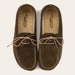 Khaki Green Suede
