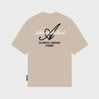 Written T-shirts – Licht bruin