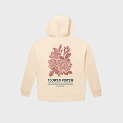Bloom Energy Zip Hoodies – Créme