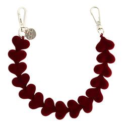 Rouge bordeaux - argent