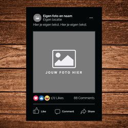 Jouw Frame – Facebook Zwart
