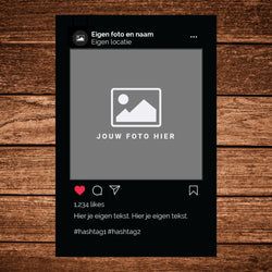 Jouw Frame – Instagram Zwart