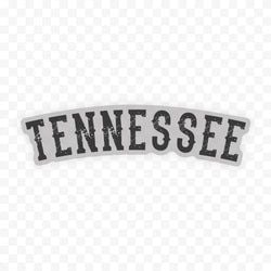 Similar Products – Tennessee Arched Word Clear Sticker
