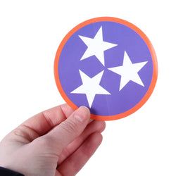 Similar Products – Blue and Red Tri Star Sticker