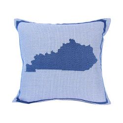 Similar Products – Blue Plaid KY Shape Pillow