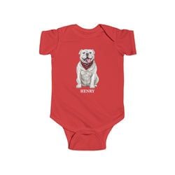 Similar Products – Bulldog Red Customizable Unisex Kids' Onesie