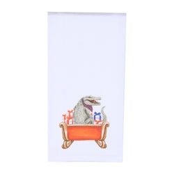 Similar Products – Alligator in Holiday Sleigh Tea Towel