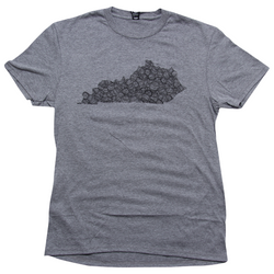 Similar Products – Grey Kentucky Shape Bourbon T-Shirt