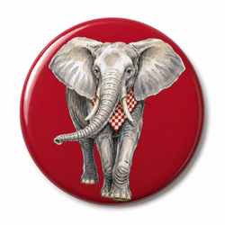 Similar Products – Watercolor Elephant Button Pin