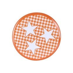 Similar Products – Orange Plaid Tri Star Button Pin
