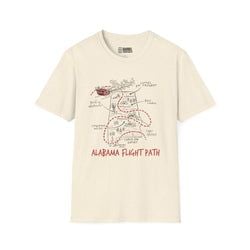 Similar Products – Christmas Alabama Flight Path T-Shirt