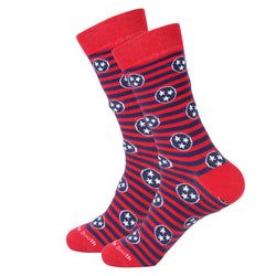 Similar Products – Red Stripe Tennessee Tri Star Socks