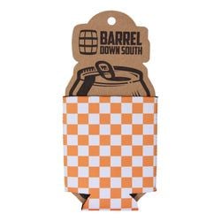 Similar Products – Orange White Checkered Can Cooler