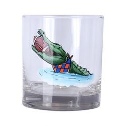 Similar Products – Florida FL Spirit Swimming Football Gator Rocks Glass