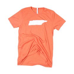 Similar Products – Orange Tennessee State Shape T-Shirt
