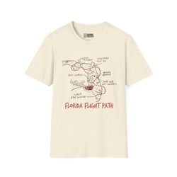 Similar Products – Christmas Florida Flight Path T-Shirt