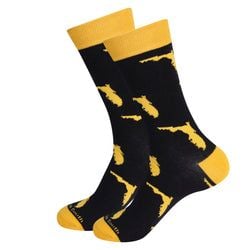 Similar Products – Black/Gold Florida State Shape Socks