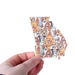 Similar Products – Georgia Dog Pattern Sticker