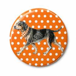 Similar Products – Polka Dot Walking Coonhound Button Pin