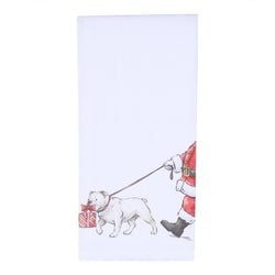 Similar Products – Santa Walking Bulldog GA Christmas Tea Towel