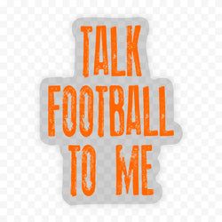 Similar Products – Talk Football To Me Clear Sticker