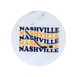 Similar Products – Blue and Gold Hockey Marble Coaster