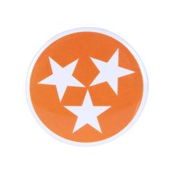 Similar Products – Orange/White Tri Star Button Pin