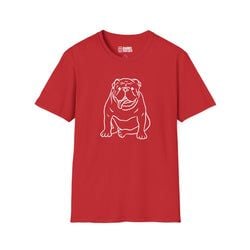 Similar Products – Red Bulldog Outline T-Shirt