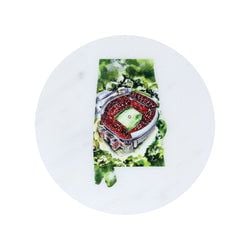 Similar Products – Alabama Red and White Football Stadium Marble Coaster