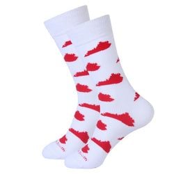 Similar Products – White/Red Kentucky Shape Socks