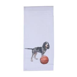 Similar Products – Bluetick Coonhound Standing With Basketball Tea Towel