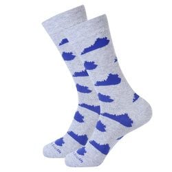 Similar Products – Grey/Blue Kentucky Shape Socks