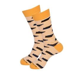 Similar Products – Orange Stripe/Black Tennessee Shape Socks