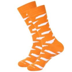 Similar Products – Orange/White Tennessee Shape Socks