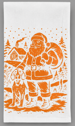 Similar Products – Santa With Bluetick Coonhound Tea Towel