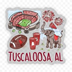 Similar Products – Tuscaloosa AL Clear Sticker