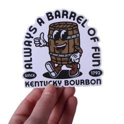 Similar Products – Kentucky Bourbon Is Always A Barrel Of Fun Sticker