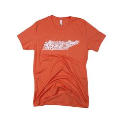 Similar Products – Tennessee State Shape Icons T-Shirt
