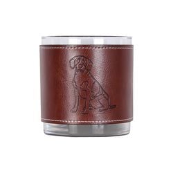 Similar Products – Coonhound Sitting Outline Faux Leather Rocks Glass