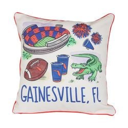 Similar Products – Gainesville Florida Icons Gingham Pillow
