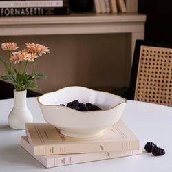 Cream & White