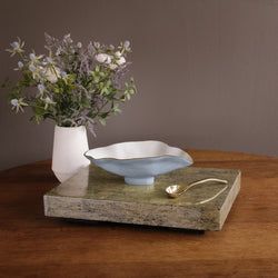 Periwinkle, White & Gold