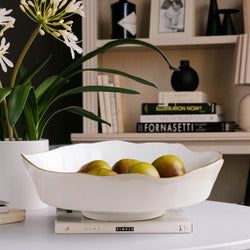 Cream & White