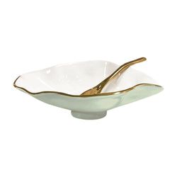 Color – Pistachio, White & Gold