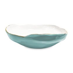 Turquoise & White